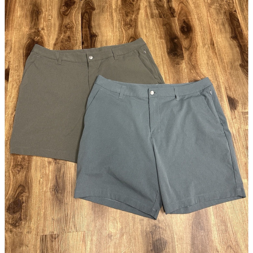 Lot Of 2 Lululemon ABC Classic-Fit Shorts Mens 36 x 7
